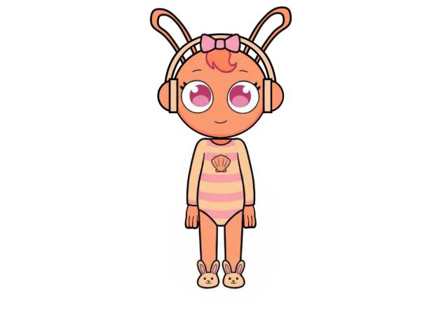 oren pinki daughter little baby coral