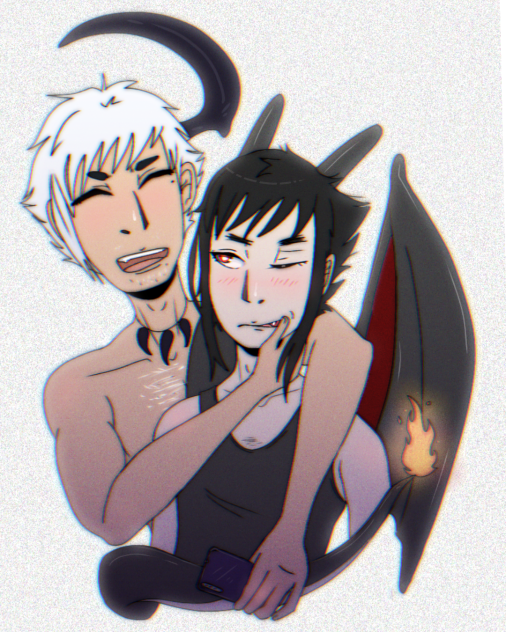 Quartz and theo smile (kinda)