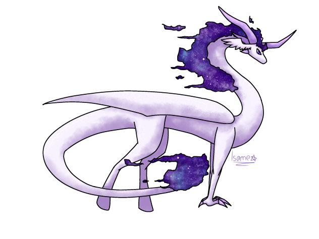 Galaxy dragon - ibisPaint