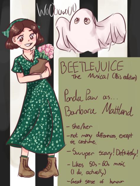 Panda Paw as Barbara Maitland!