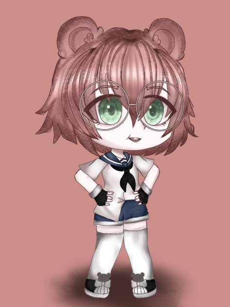 gacha girl edit (inek öğrenci) 🖤