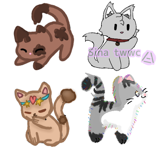 Cat collab≽^- ˕ -^≼