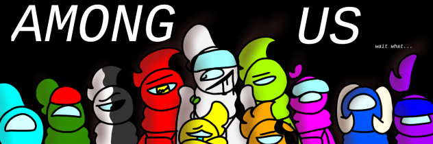 Among us wait what banner