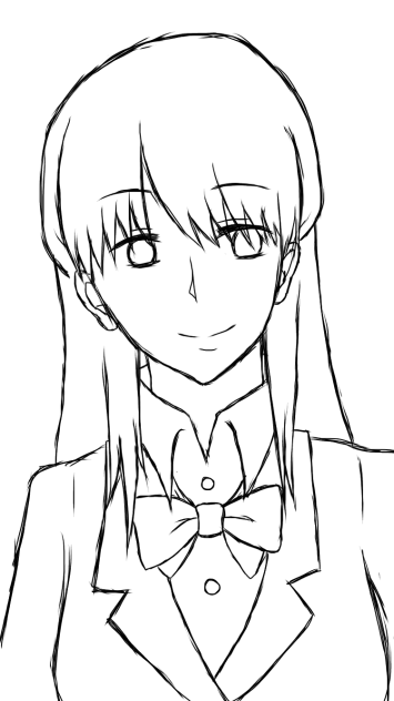 少女(塗ってください！)