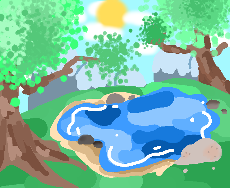 background practice 🙃 - ibisPaint