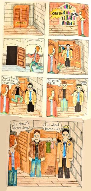 supernatural comic #spn