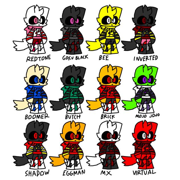 Swirl with more different color schemes