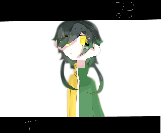 背景思い付かなかった凡人の絵