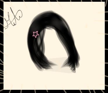 hair stamp material