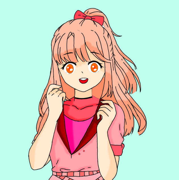 Colouring!! (Drawing by Anne)