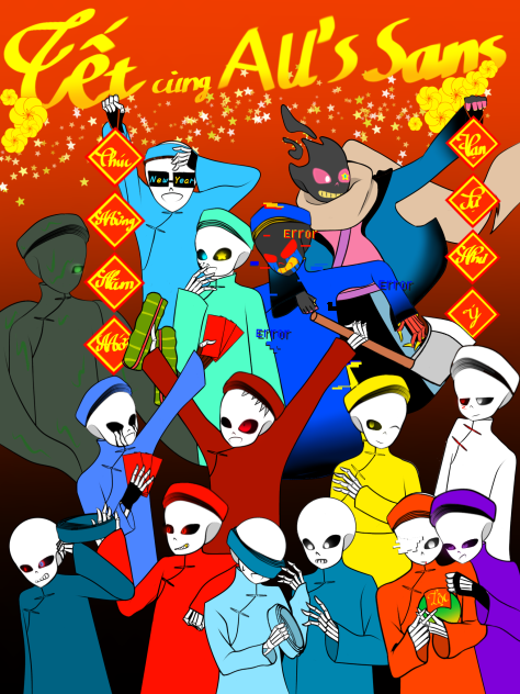 Tết cùng au's sans!!!