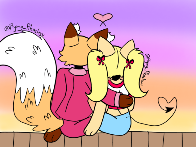 Watching the sunset together