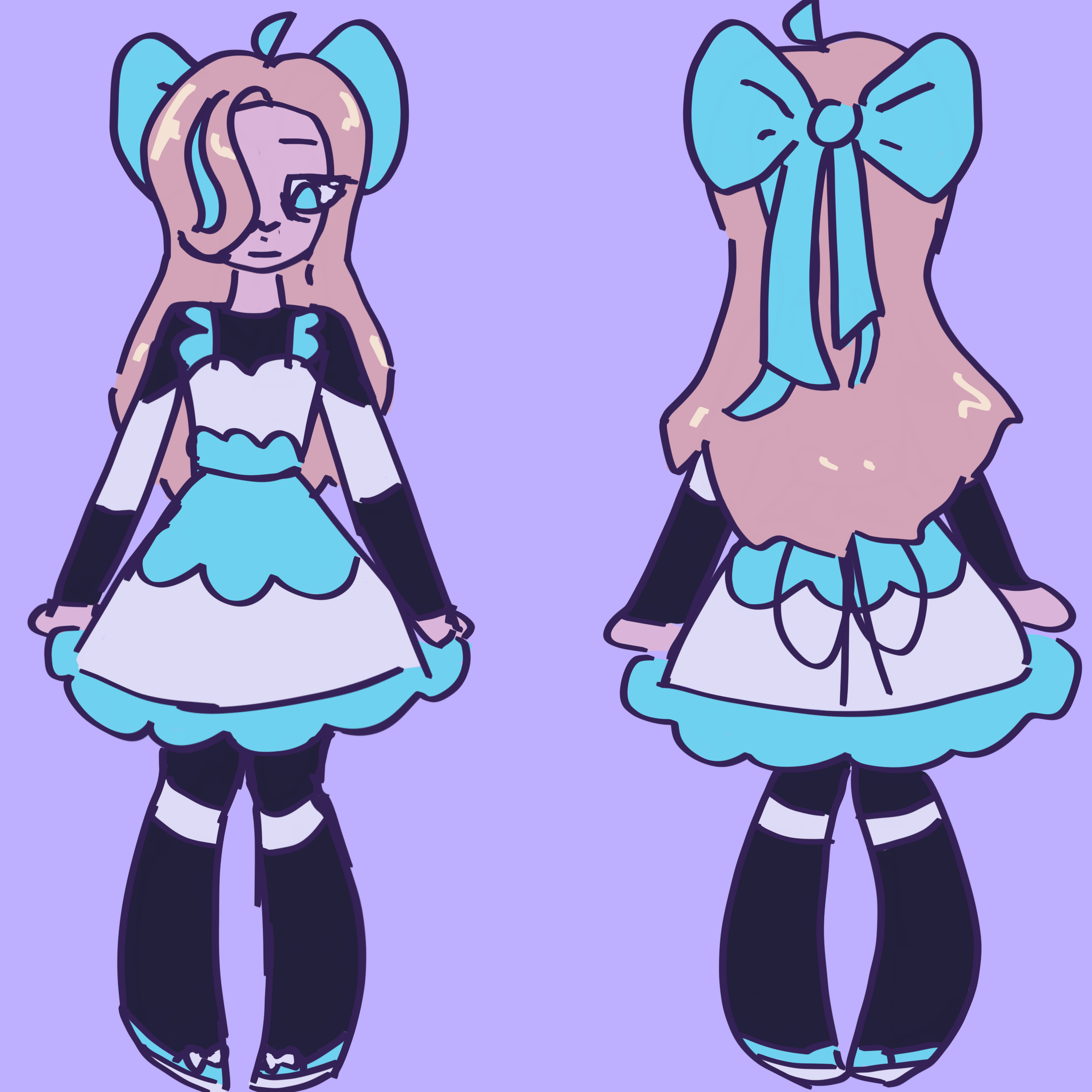 Character design I’ve been working on - ibisPaint