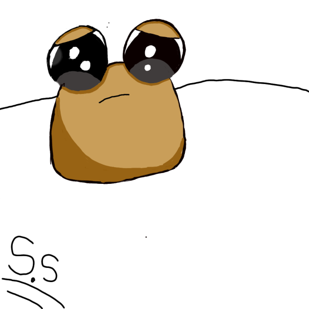 Sad Pou 😔😔