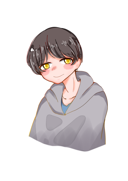 パーカー男子