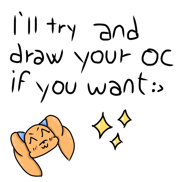 I'll draw your oc!