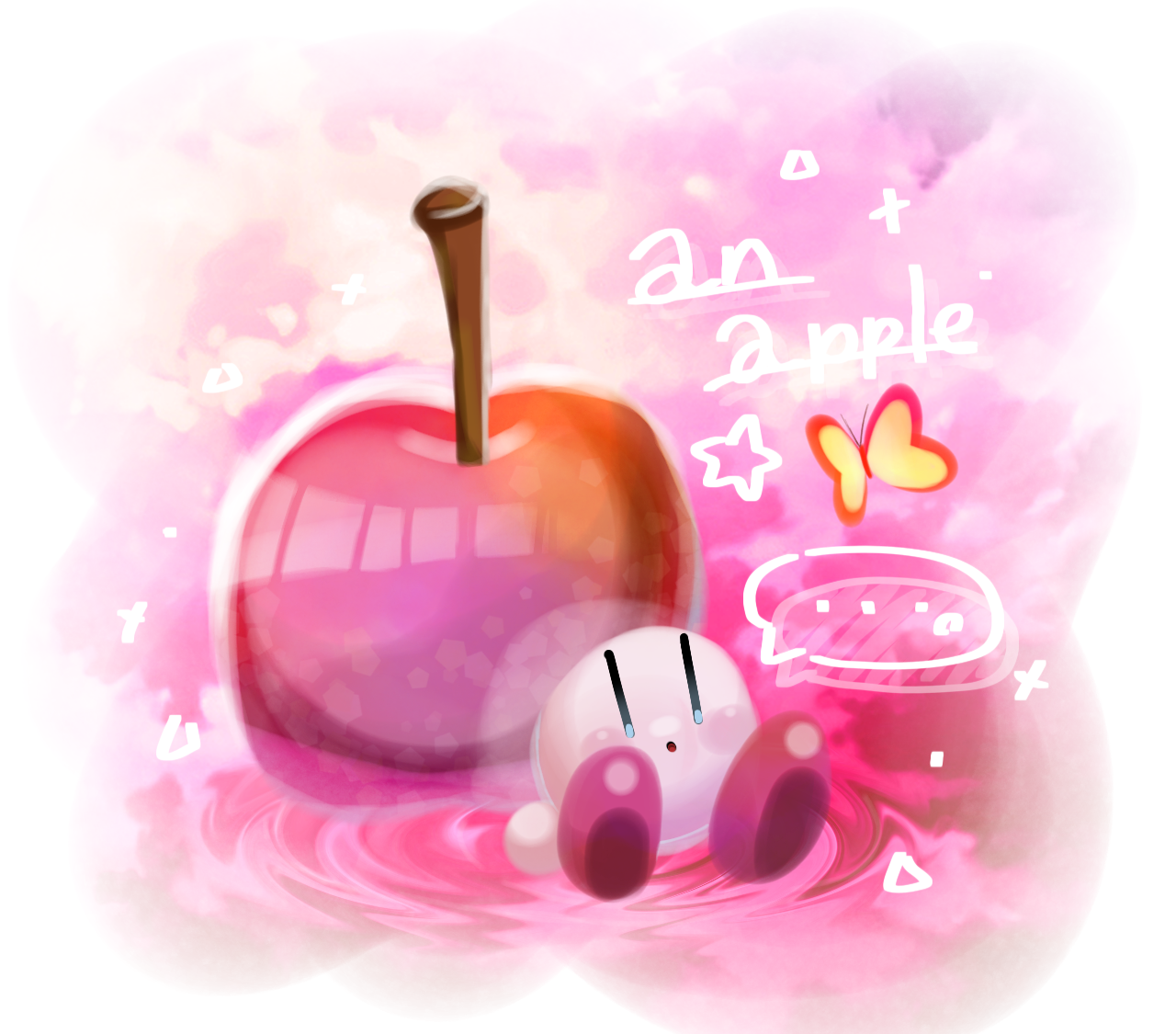 an apple - ibisPaint