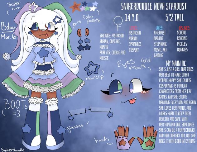 Snickerdoodle ref sheet