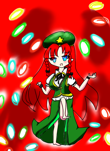 3キャラ目　紅　美鈴