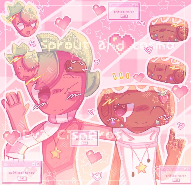 FRUITCAKE⁉️ (Sprout and cosmo)🍩🍓