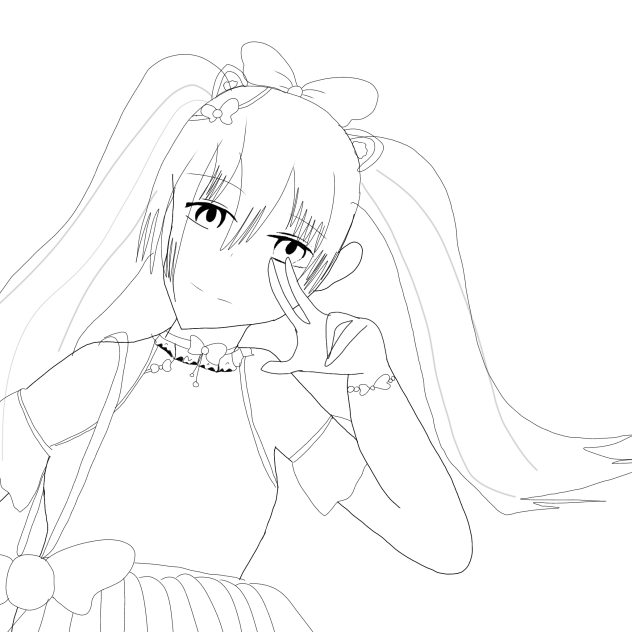 anime girl drawing 👩🏻‍💼