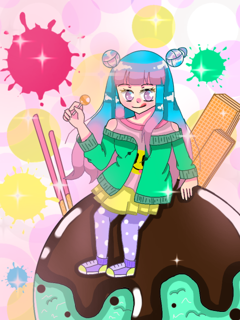 anime girl - ibisPaint