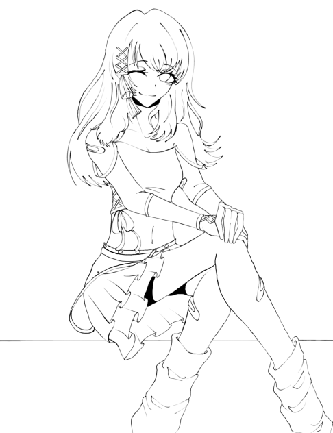 Addie’s DTIYS Entry Lineart