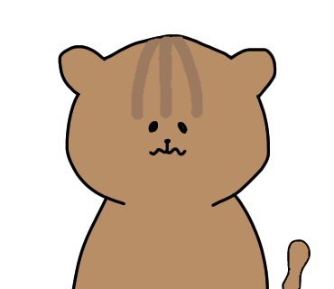 一からリスをゆるく描き直しました