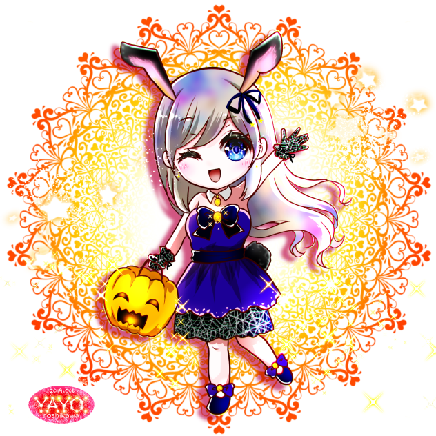 黒うさハロウィン