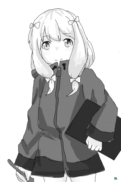 エロマンガ先生 トーン貼ってみた
