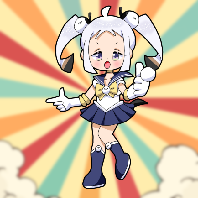 セーラー戦士風ねむエナガちゃん