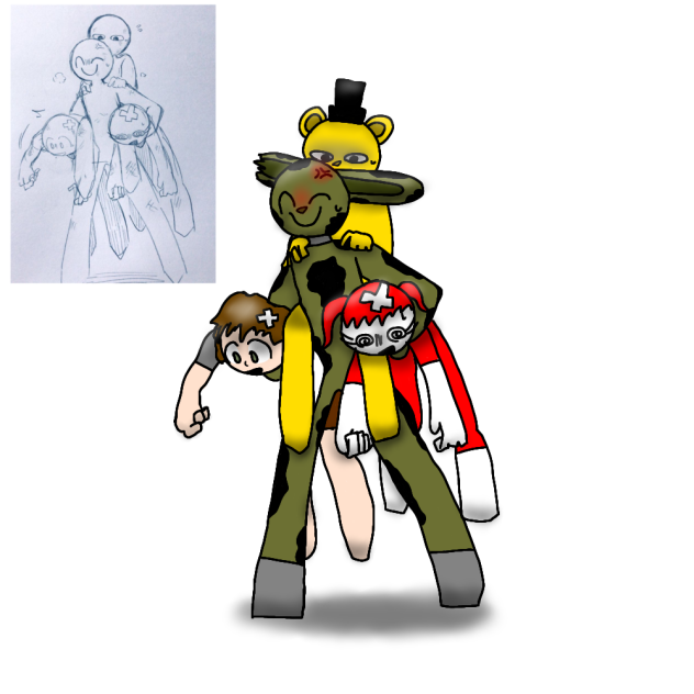 It is hard to have kids Springtrap 😅😂