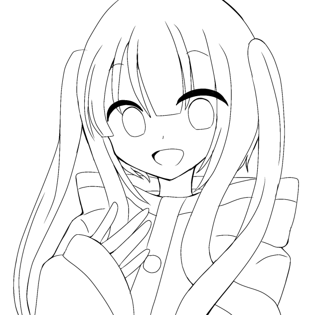 線画フリー1