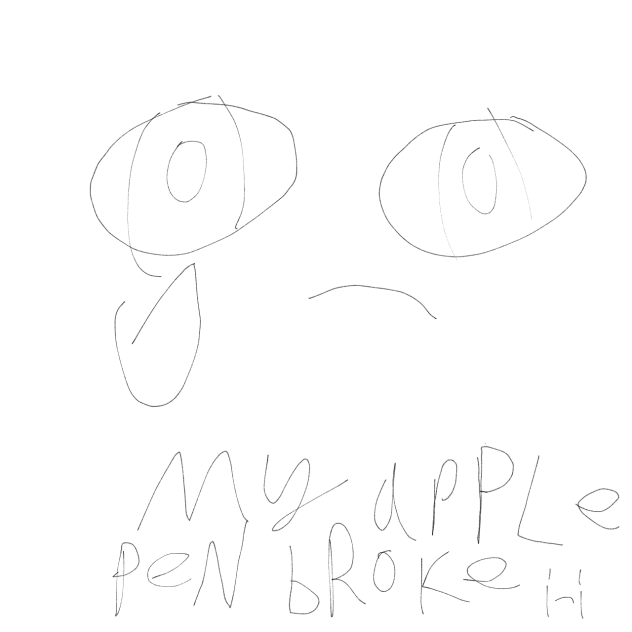 my pen broke