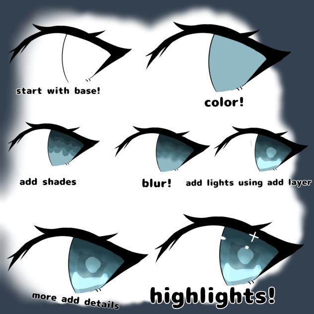 how i do eyes!