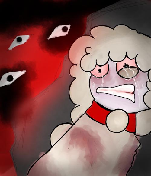 Its eating her