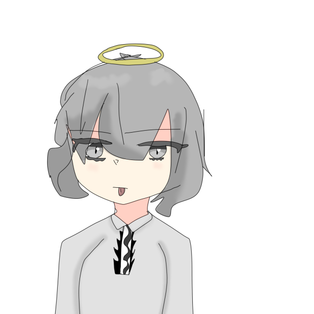 結構前に描いた天使