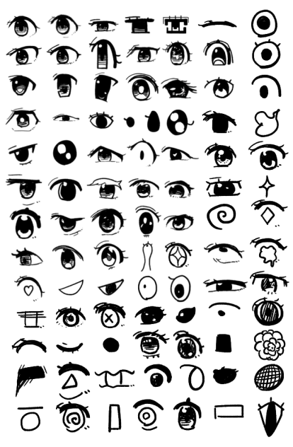 いろんな目（思いつく限り）