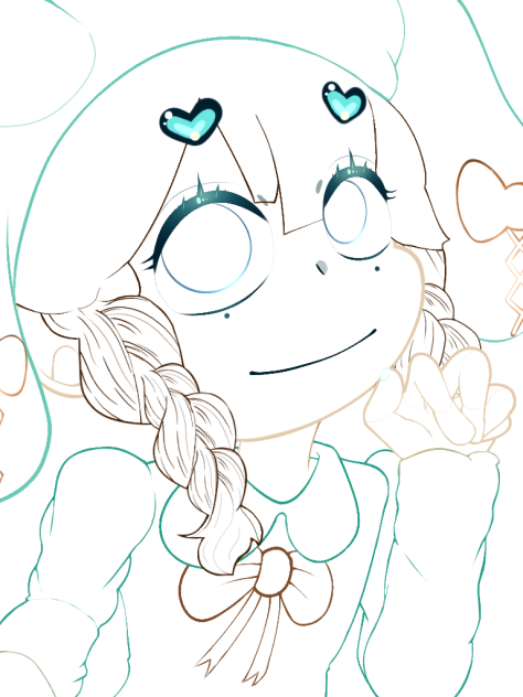 みーちゃん [線画]