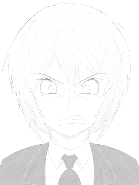 Woman in suit