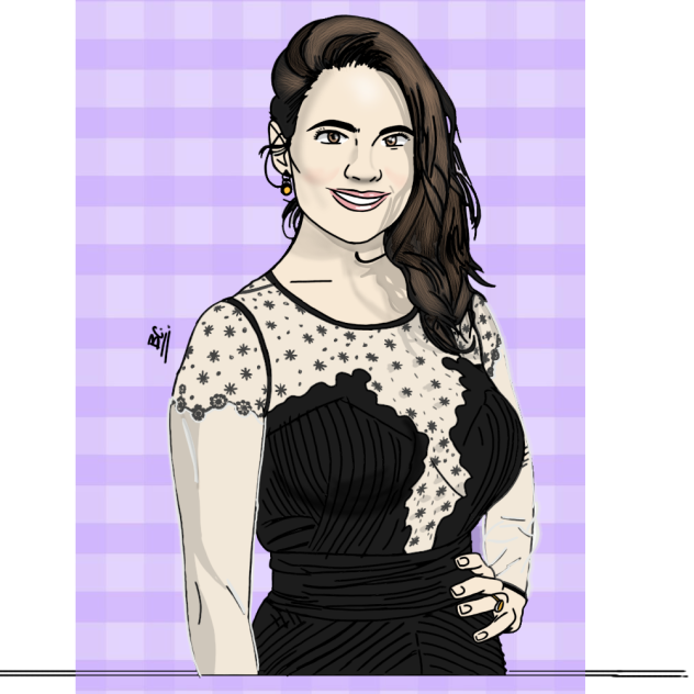 Hayley Atwell.(de Cartoon)