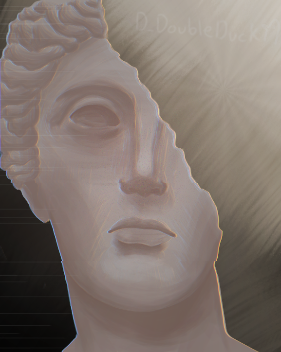 broken statue - ibisPaint