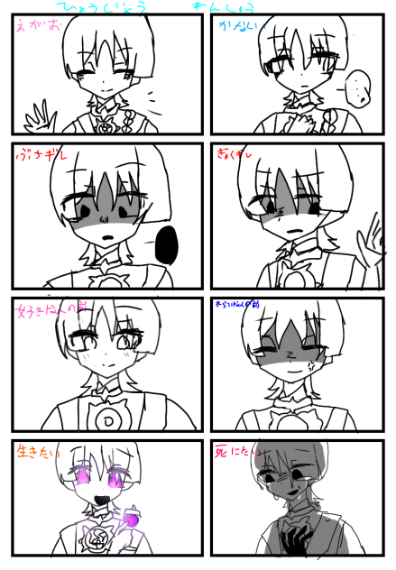 表情練習テンプレ お借りしました！