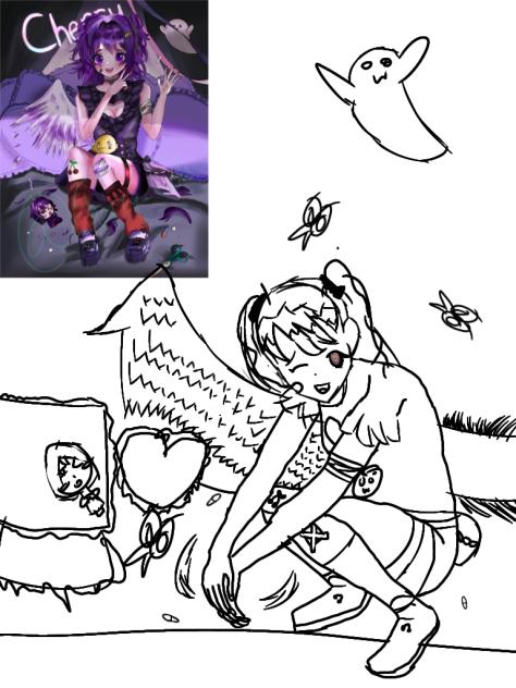 Sketch Of Cherry's Prize