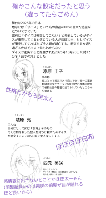 「神のダイスを見上げて」の大雑把な内容(紫の字私の感想)