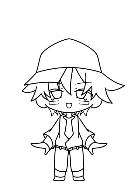 ミニ💛さん線画！2