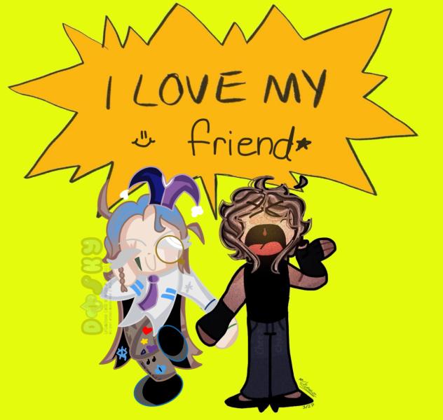 fake collab with cheese hehe