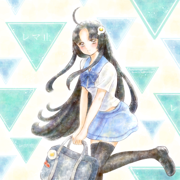 化物語 阿良々木月火ちゃんファンアート。