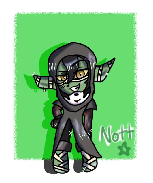 Nott the Brave, no comma