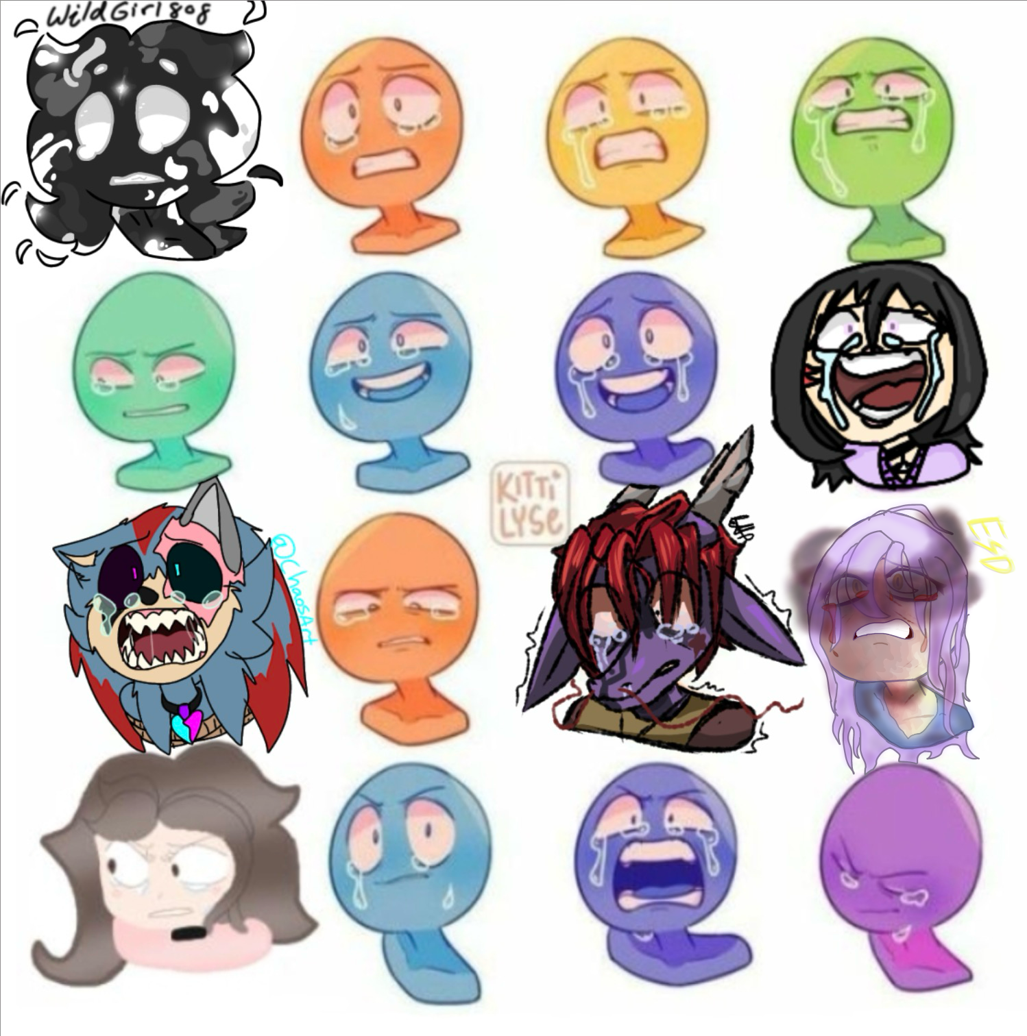 Crying collab - ibisPaint